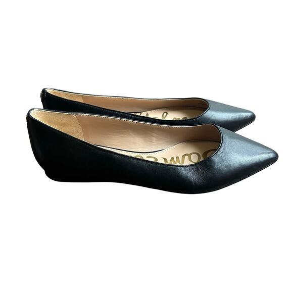 Sam Edelman Pointed Black Flats Size 7 - Picture 3 of 6